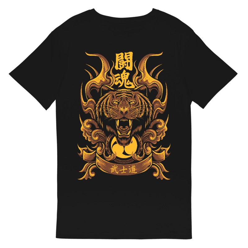 Tigre Bushido | T-Shirt Homem