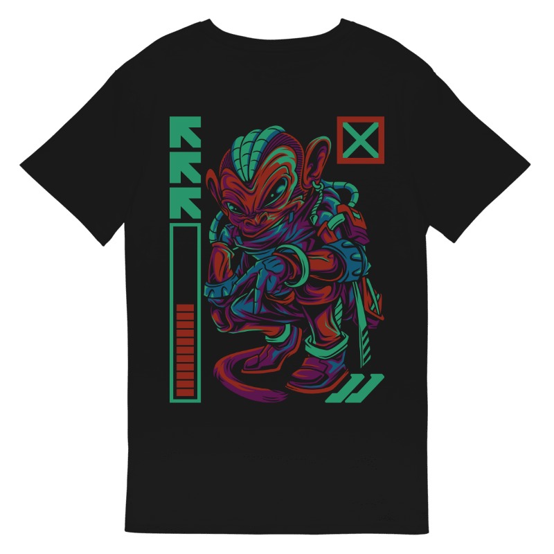 Macaco Cyberpunk | T-Shirt Homem