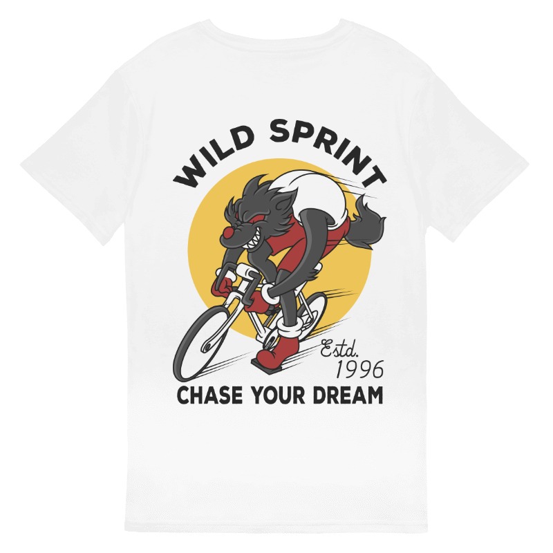 Lobo Ciclista | T-Shirt Homem