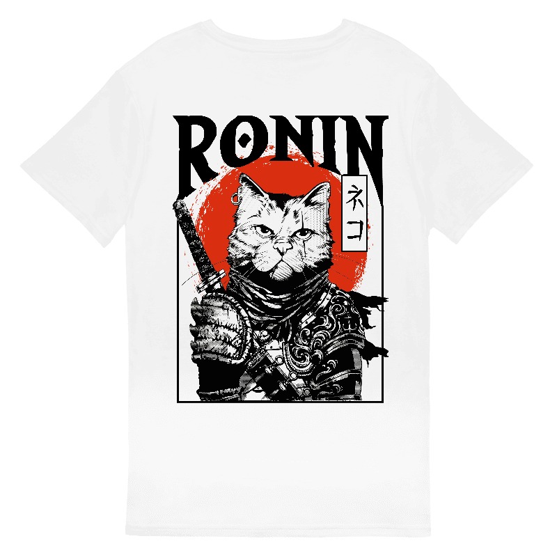 Gato Ronin | T-Shirt Homem