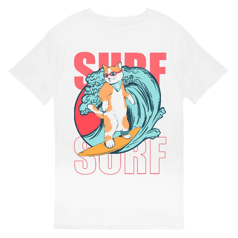 Gato Surf | T-Shirt Homem