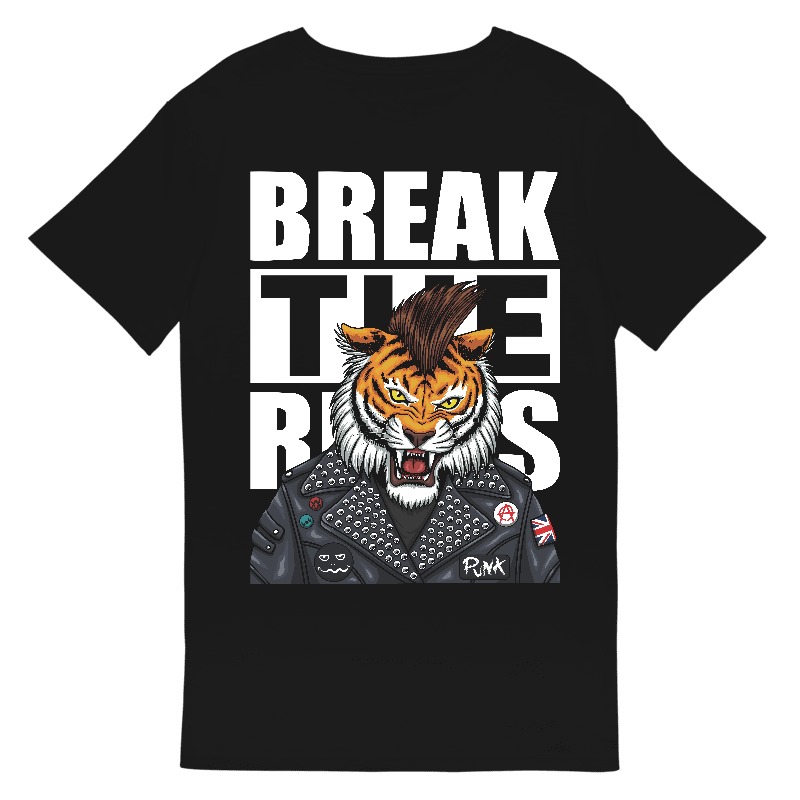 Punk Tiger | T-Shirt Homem