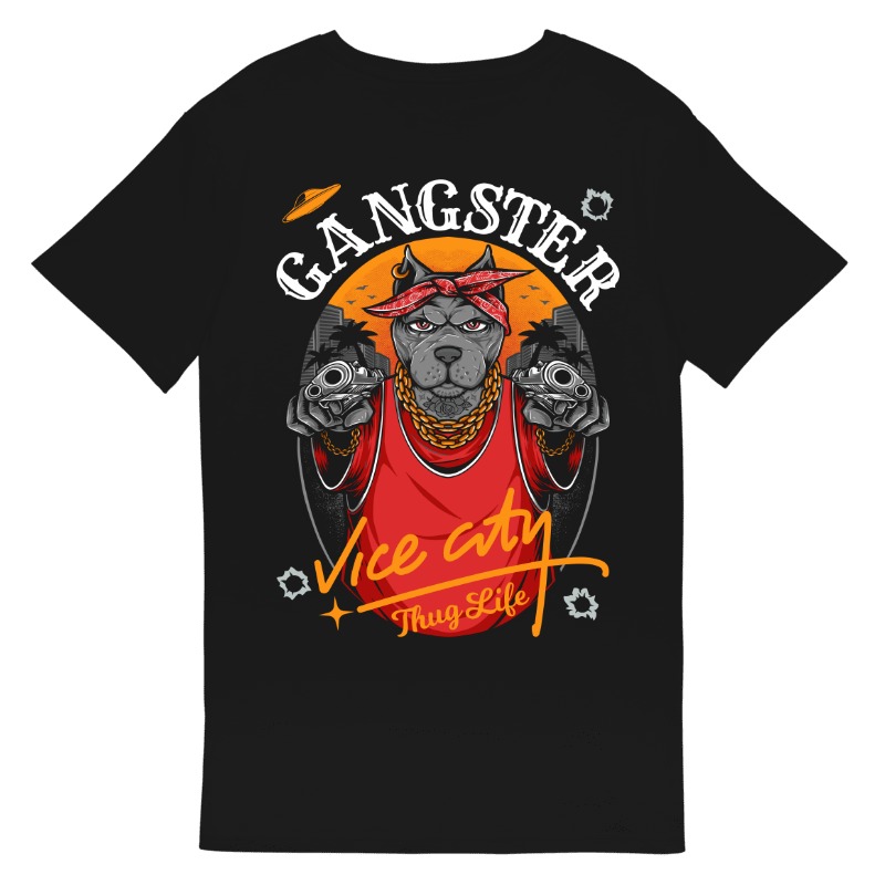 Gangster Dawg | T-Shirt Homem