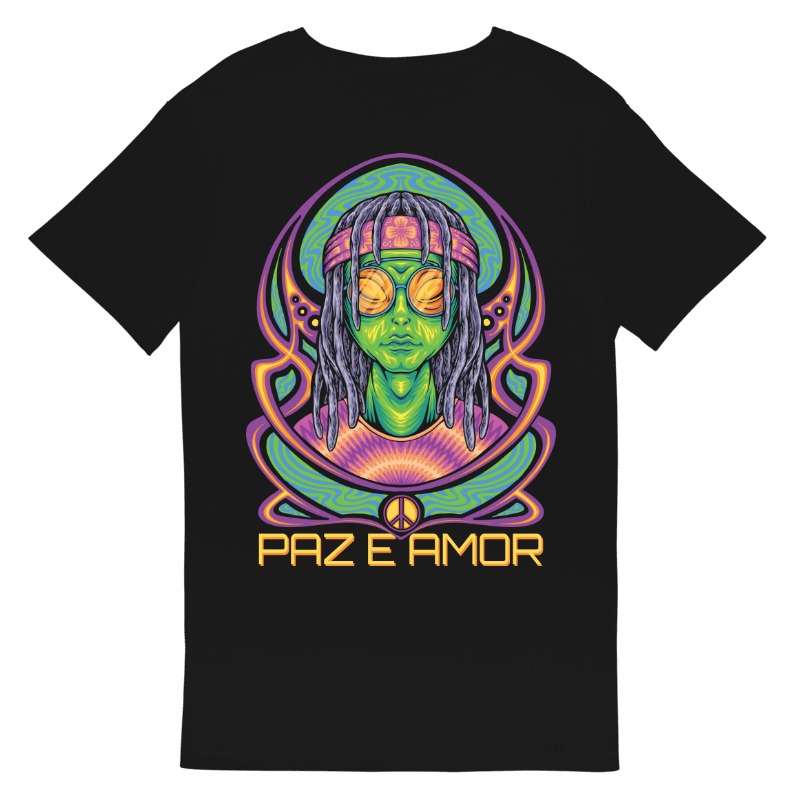 Hippie Alienígena | T-Shirt Homem