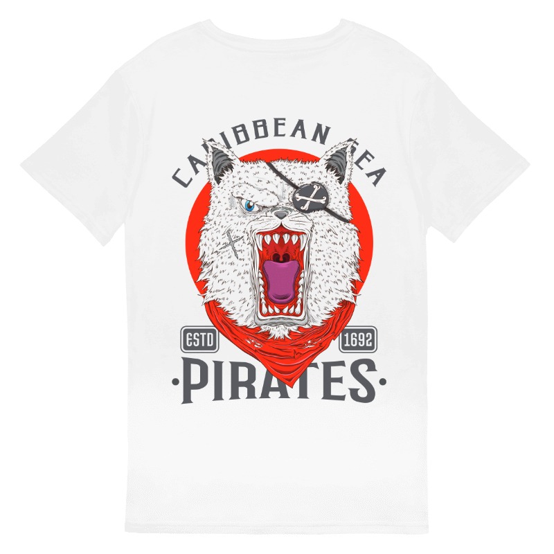 Lobo Pirata | T-Shirt Homem