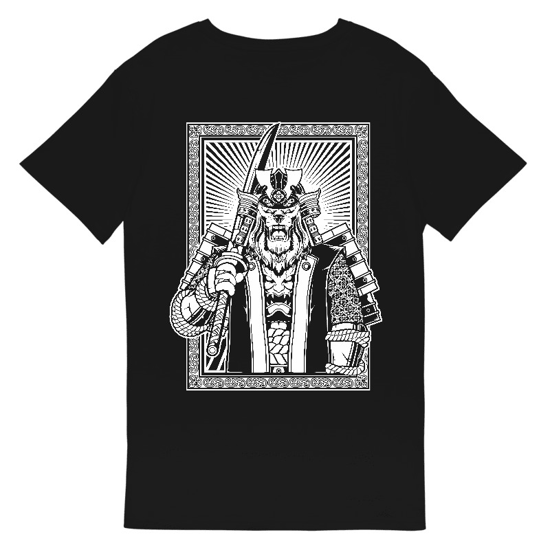 Leão Shogun | T-Shirt Homem