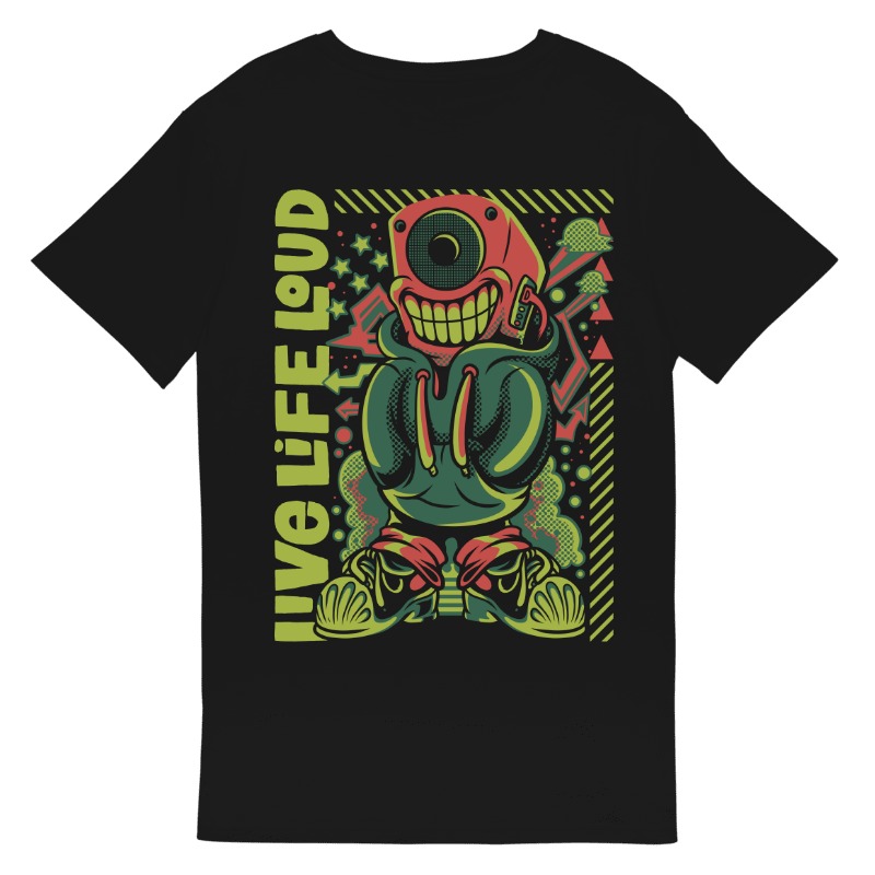 Live Life Loud | T-Shirt Homem