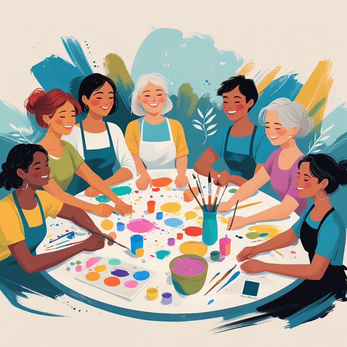 Art Therapy Workshop: Paint Your Emotions with Yous Sufi