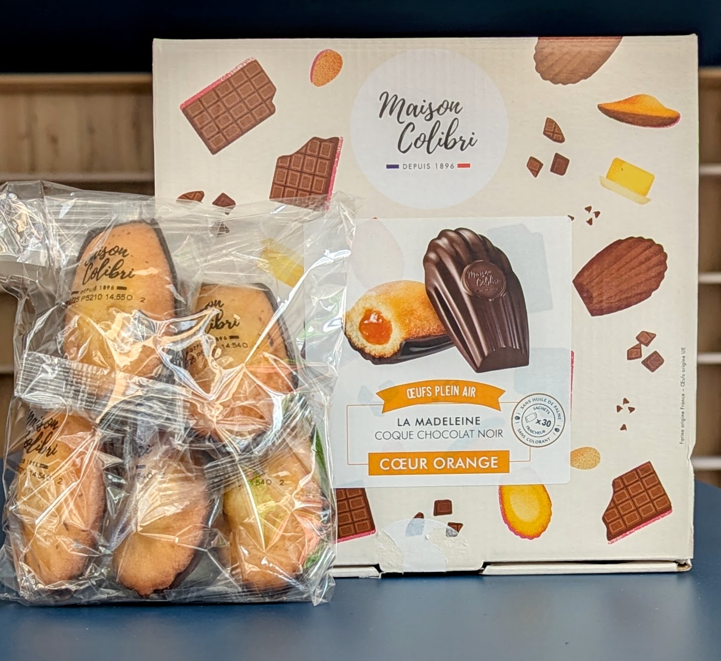 Madeleines Cœur Orange