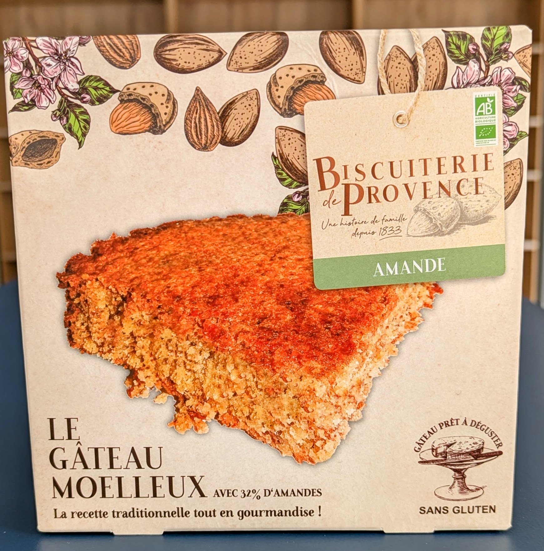 Gâteau moelleux amande