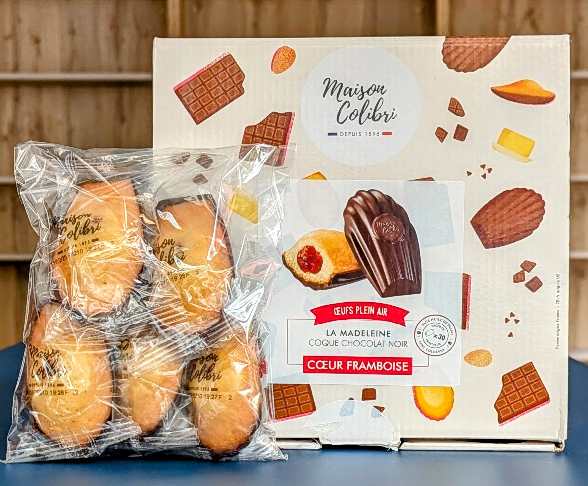 Madeleines Cœur Framboise