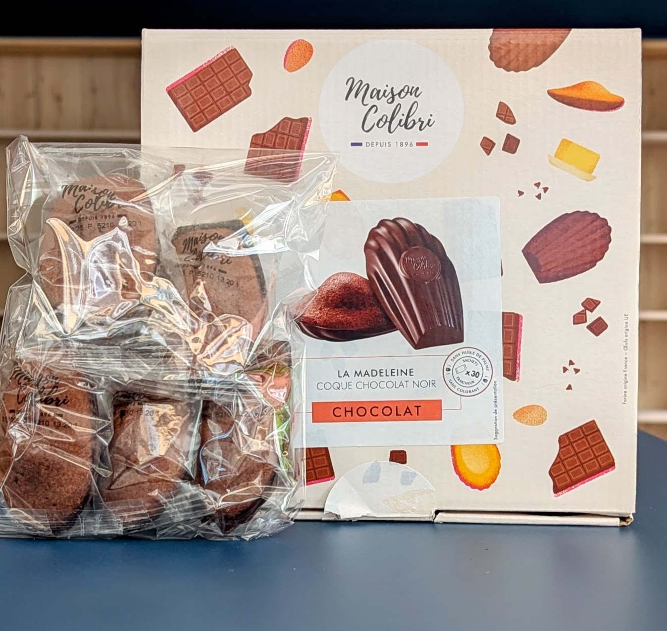 Madeleines 100% Chocolat