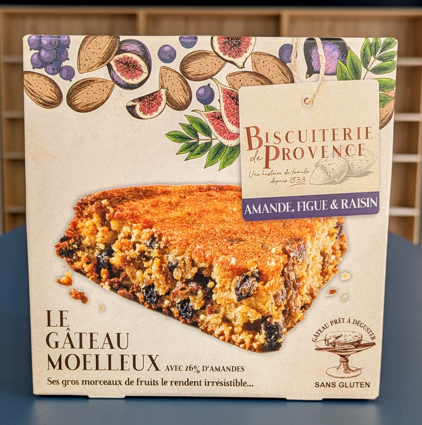 Gâteau moelleux amande figue
