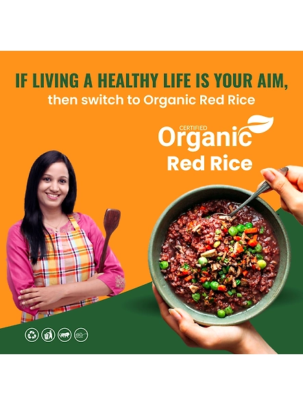 Organic Red Rice - 1 Kg  