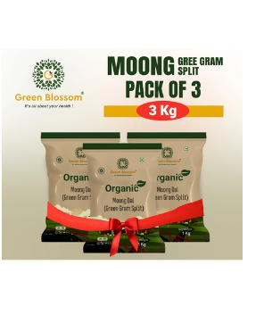 Organic Moong Whole - 1 Kg