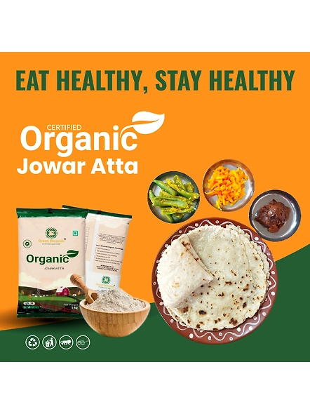 Organic Jowar Atta  - 1 Kg 