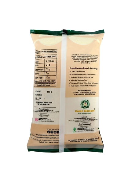 Organic Besan - 500 gm 
