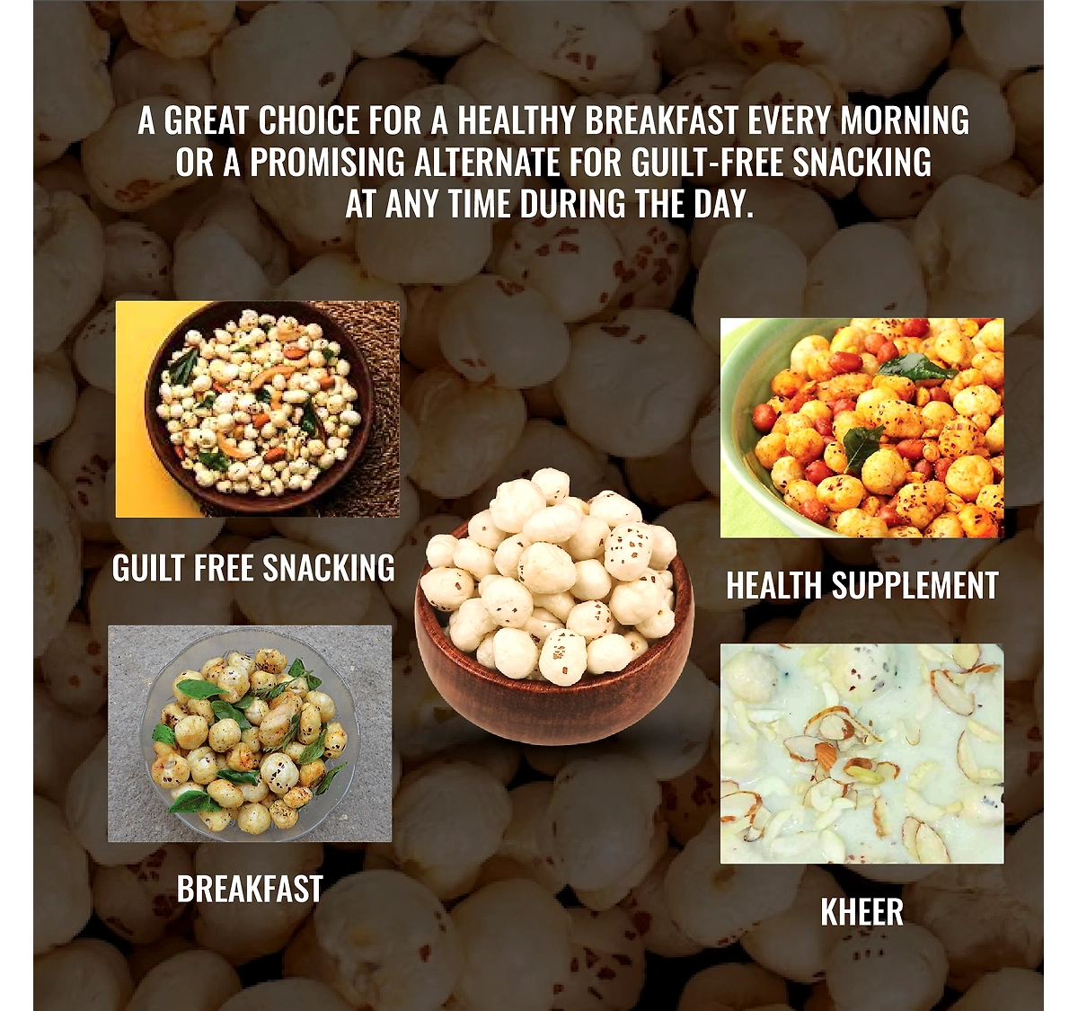 Phool Makhana / Foxnut - 200 gms
