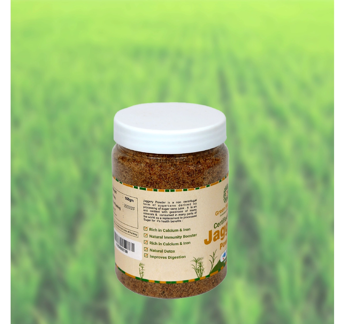 Organic Jaggery Powder - 500g 