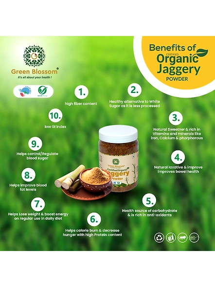 Organic Jaggery Powder - 500g 