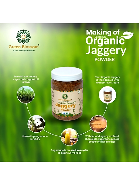 Organic Jaggery Powder - 500g 