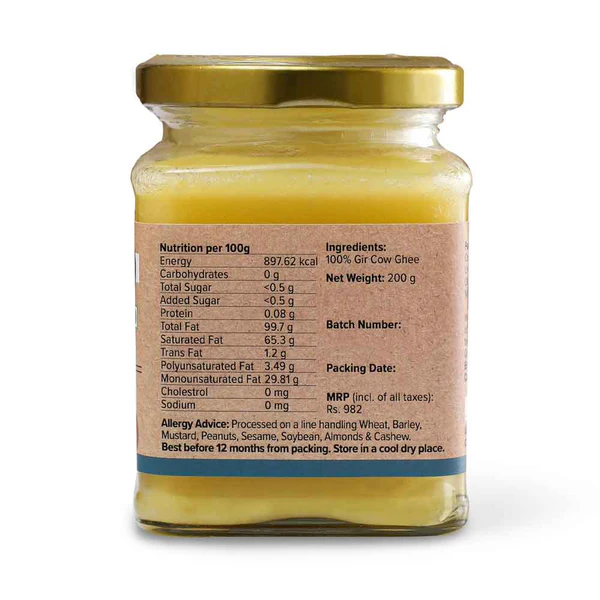A2 Gir Cow Ghee - 600 ml