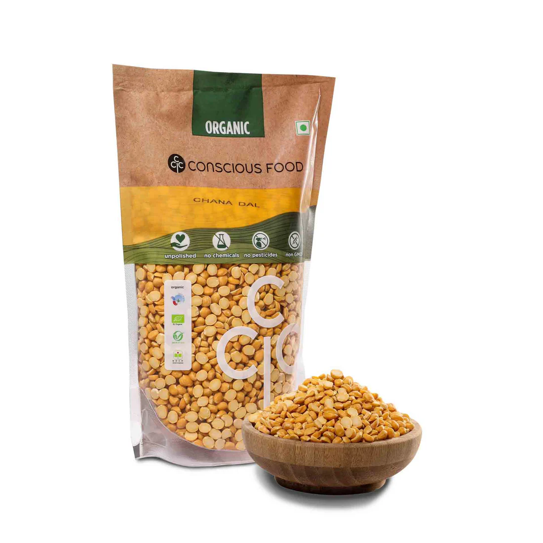 Chana Dal / Split Bengal Gram - 1 Kg