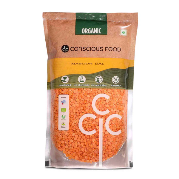 Lal Masoor Dal / Split Red Lentil - 500 Gm