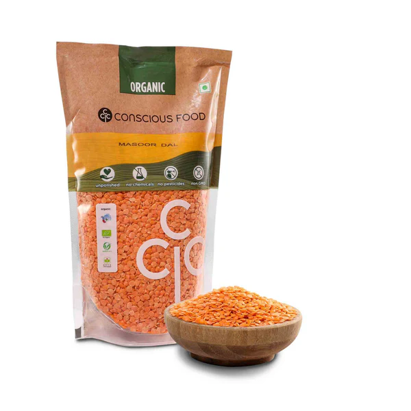 Lal Masoor Dal / Split Red Lentil - 500 Gm