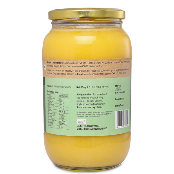A2 Desi Cow Ghee - 500 ml