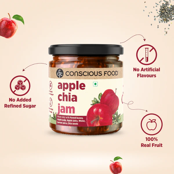 Apple Chia Jam - 250 Gm