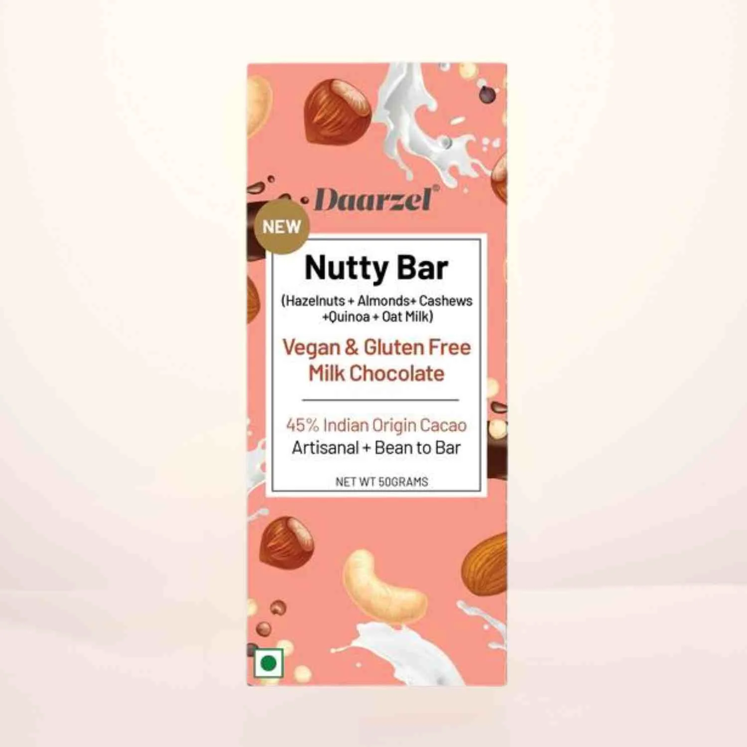 Nutty Bar 45% Mild Dark Chocolate