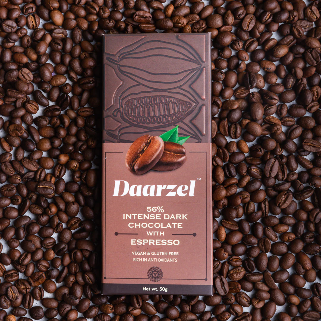 Daarzel - 56% Intense Dark Chocolate with Espresso