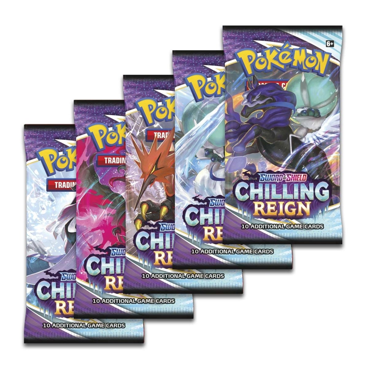 Pokemon Chilling Reign: Booster Pack (10 Cards)