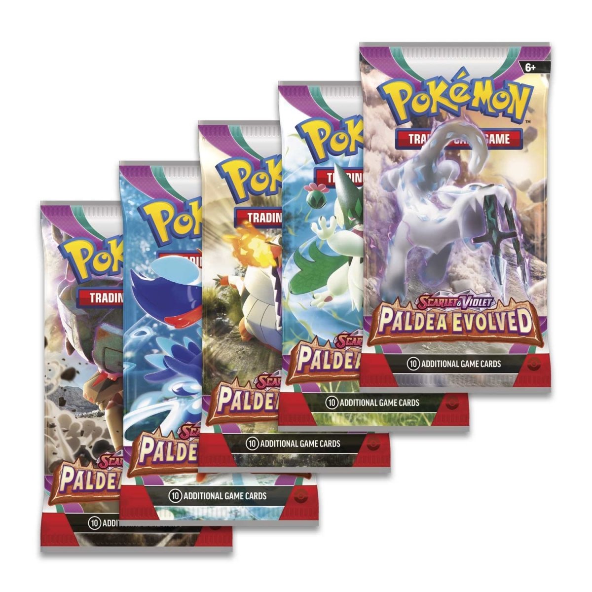 Pokemon Scarlet & Violet Paldea Evolved: Booster Pack (10 Cards)