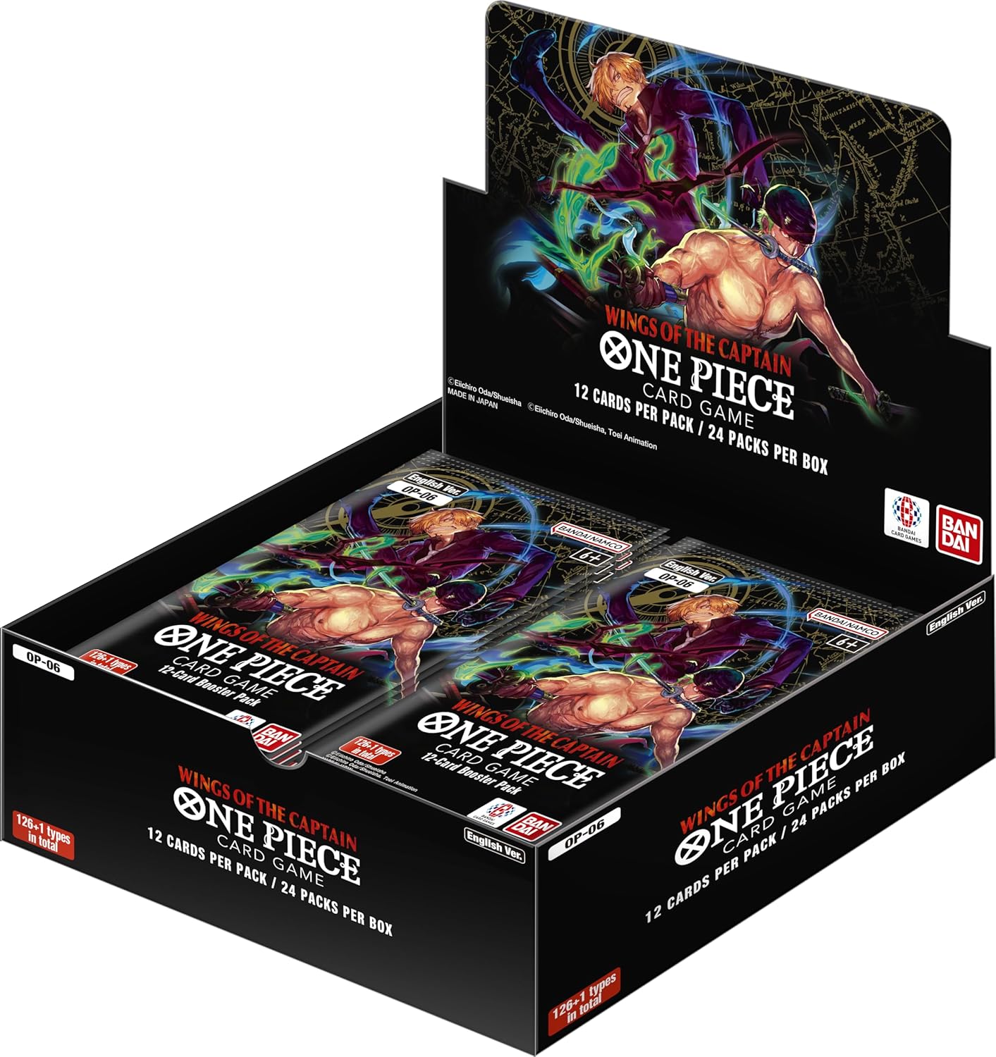 One Piece - Wings of the Captain - OP 06 Booster Box (24 Packs)