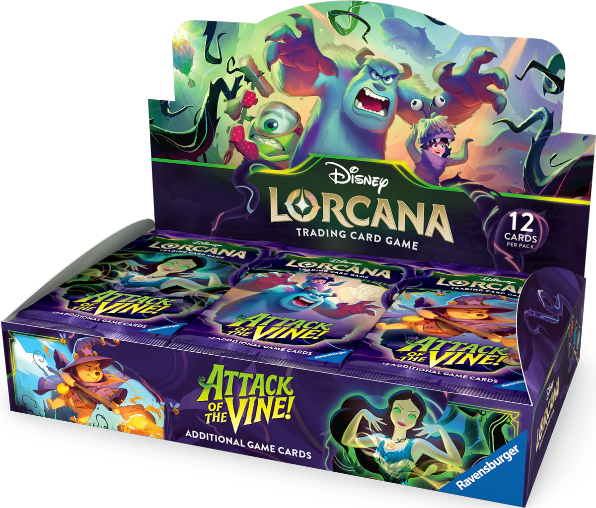 Disney Lorcana TCG - Attack of the Vine Booster Pack Display (24) - Set 13