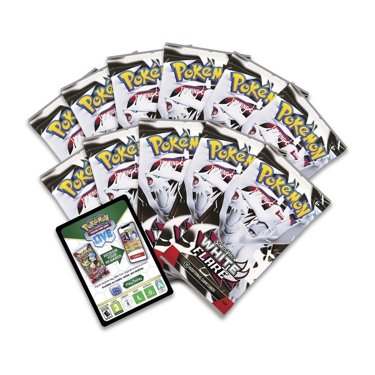 Scarlet & Violet—White Flare Pokémon Center Elite Trainer Box