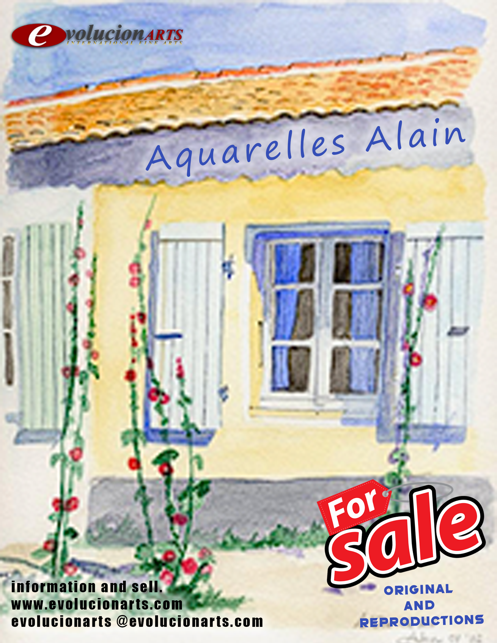 Aquarelles Alain.