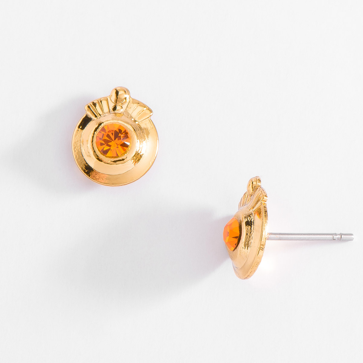 Aretes con baño de oro