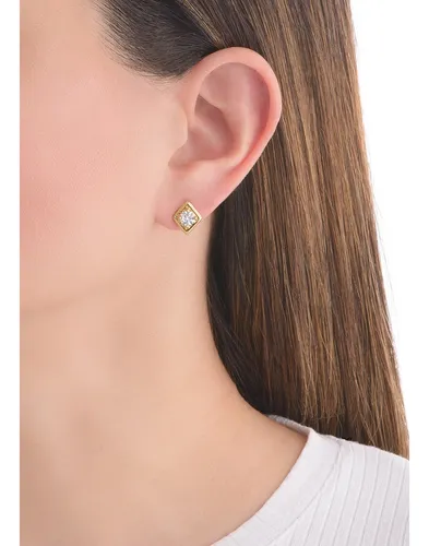 Aretes Brillantes Rombos Diamantes Nice