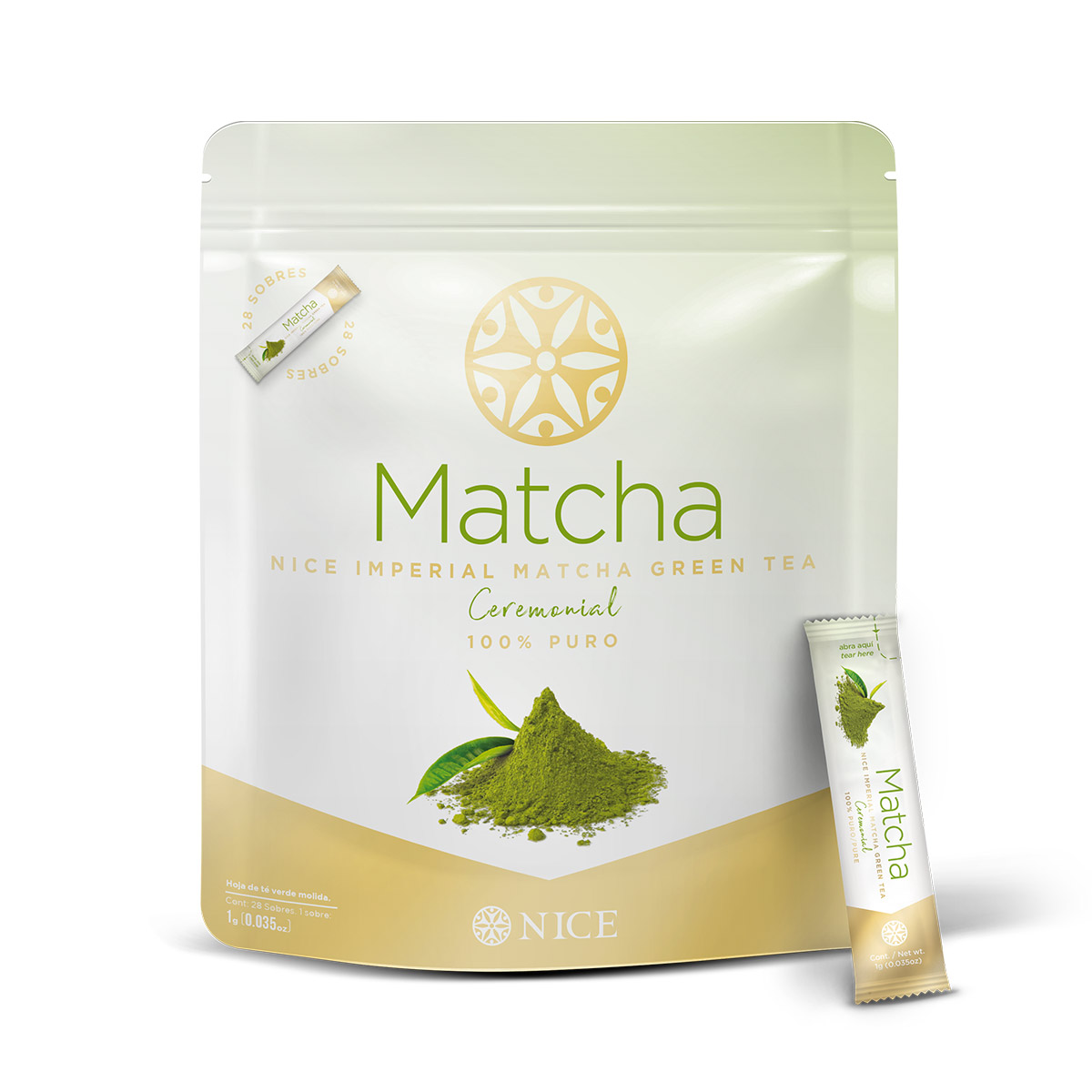 Nice Imperial Matcha Green Tea Ceremonial en sobres