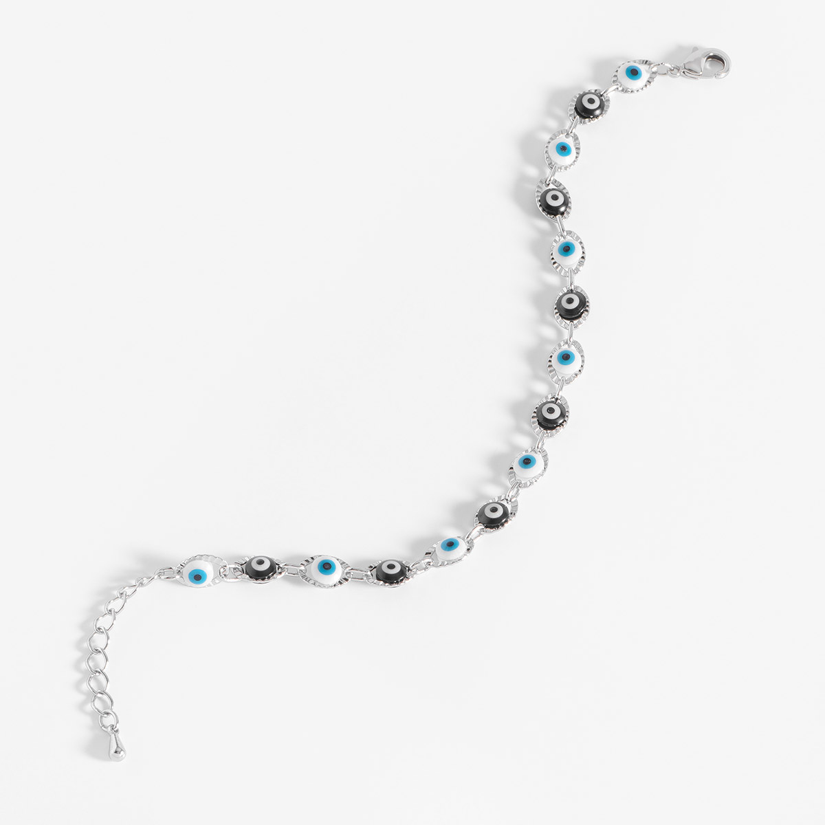 Pulsera de Ojo Turco en Baño de Platino