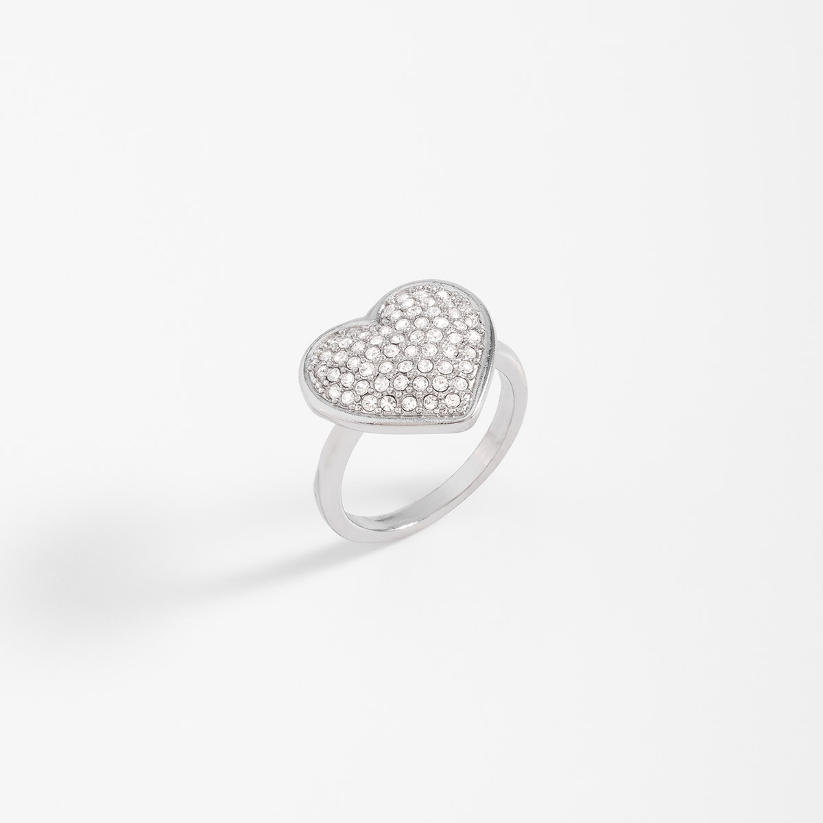 Anillo corazón de plata