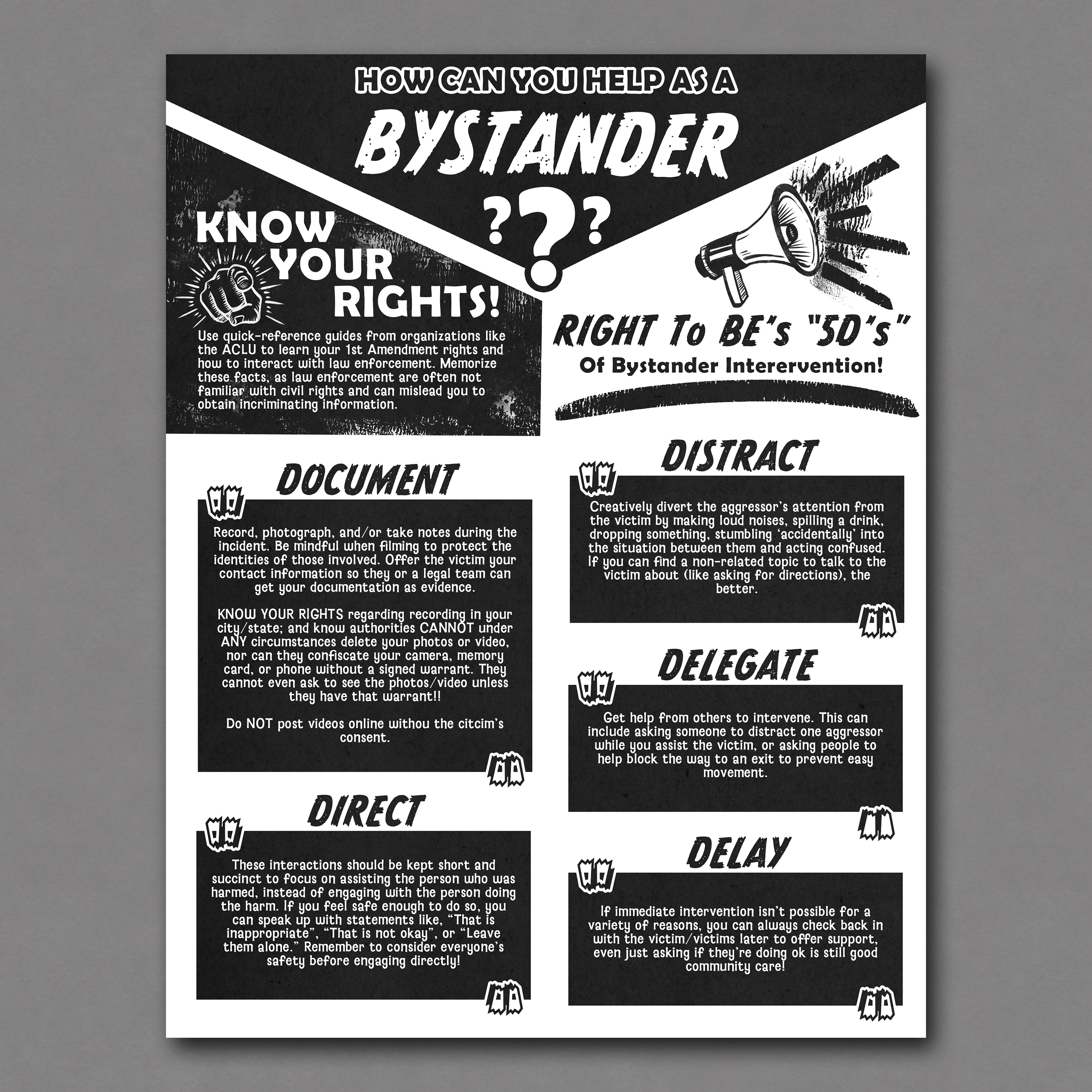 Take 5 To Stop The Bystander Effect