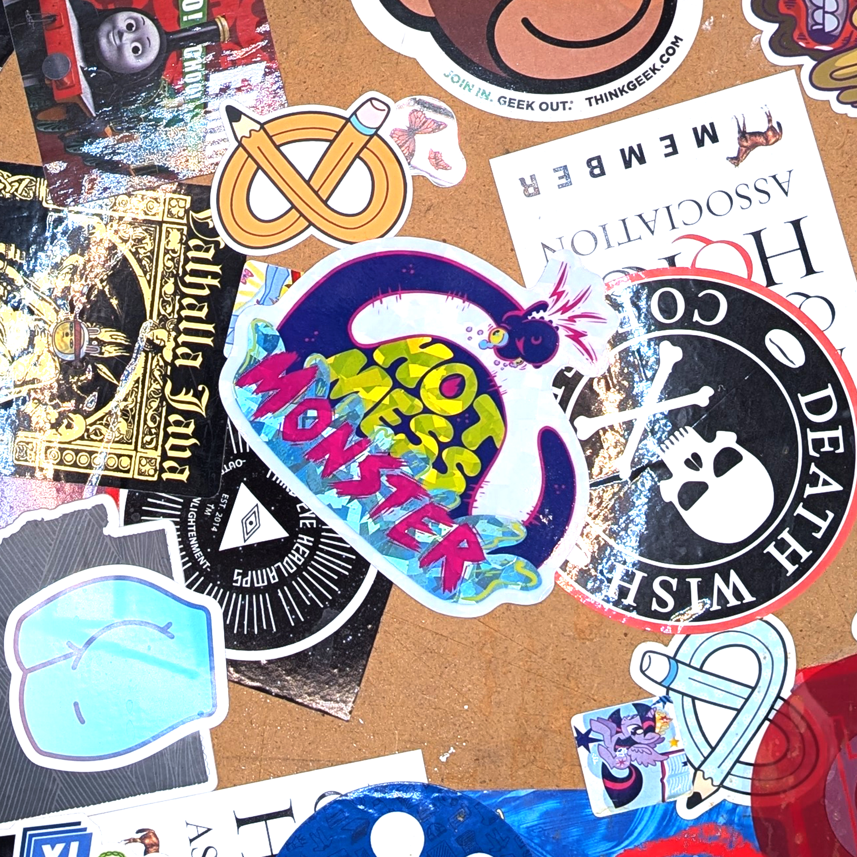 Hot Mess Monster Holo Sticker