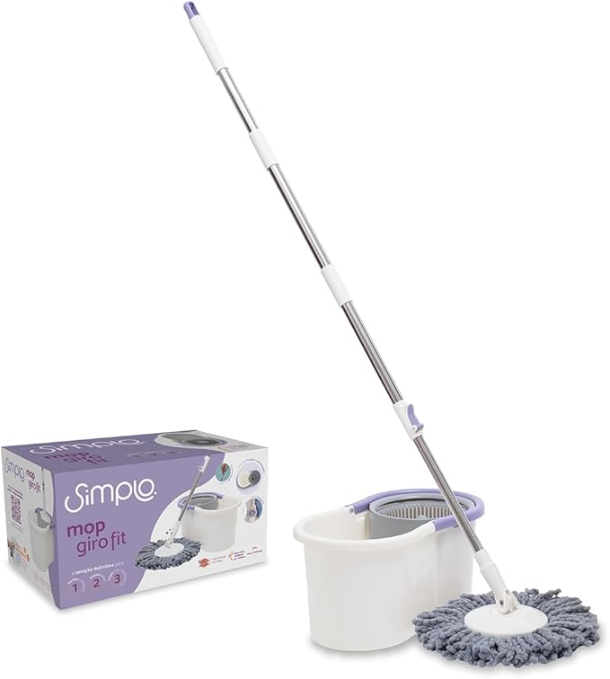 Simplo - Mop com Balde e Esfregão Giro Fit