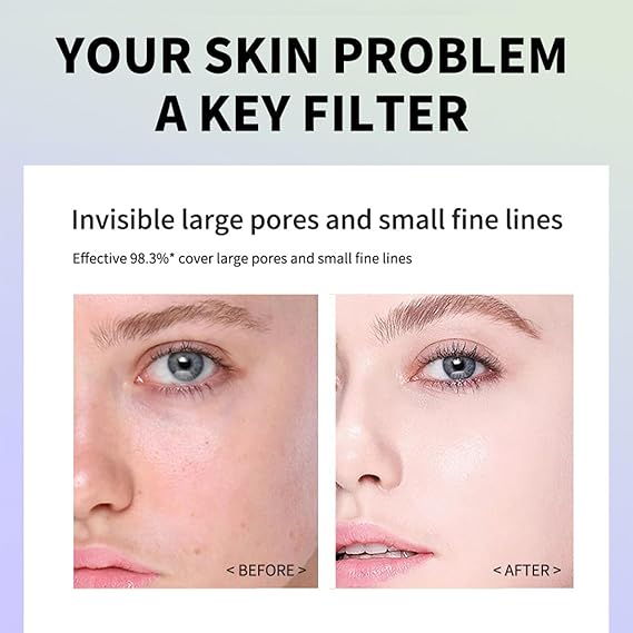 Hydrating Face Primer, Makeup Primer for Face, Pore Minimizer, Skin Perfecting Primer, Oil-control Long Lasting Makeup Foundation Primer, Clear Makeup Base Priming Formula