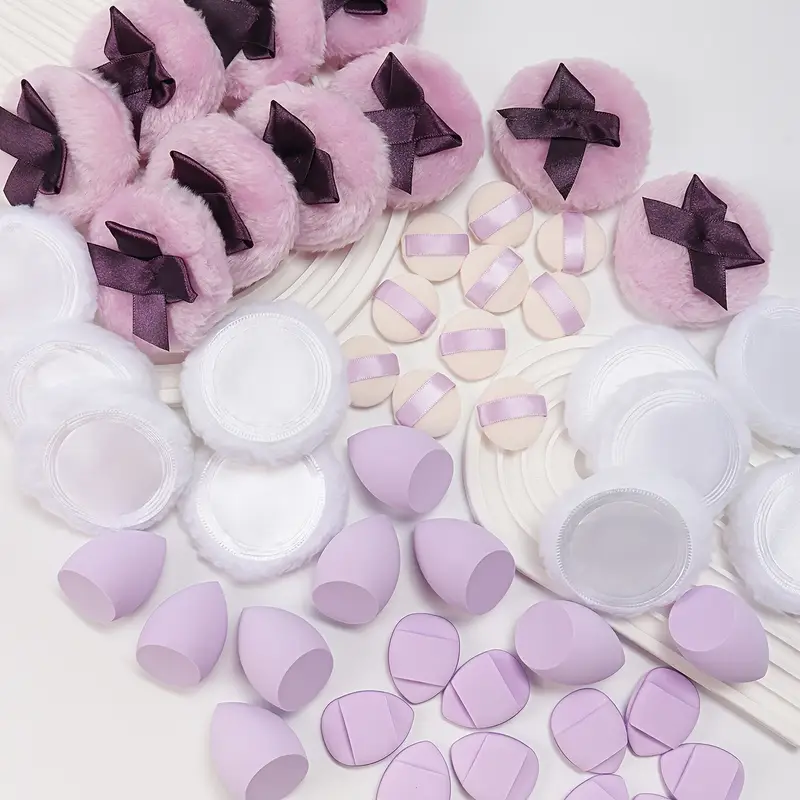 Cosmetic Applicators Set Various tools for makeup application
