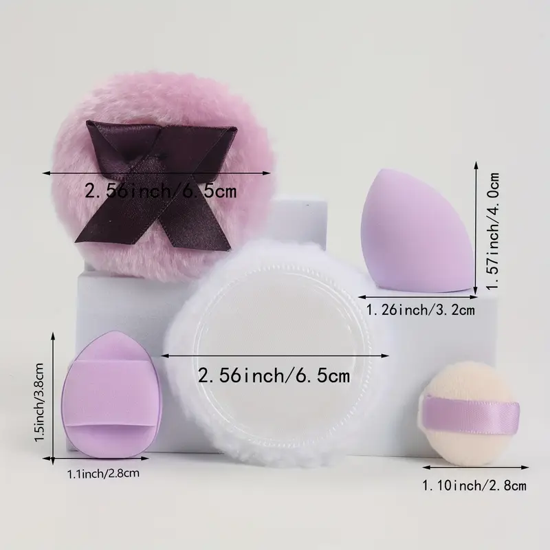 Cosmetic Applicators Set Various tools for makeup application